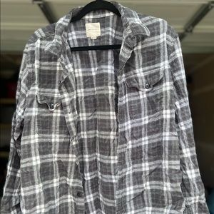 American Eagle long sleeve button up shirt.